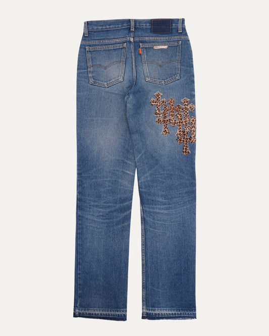 Levi's 517 Orange Tab Cross Patch Jeans