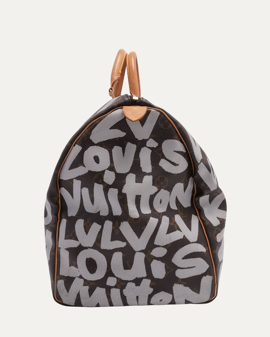 Stephen Sprouse Monogram Graffiti Keepall 50