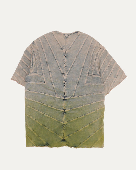 Moncler Radiance Acid Degrade Denim Top