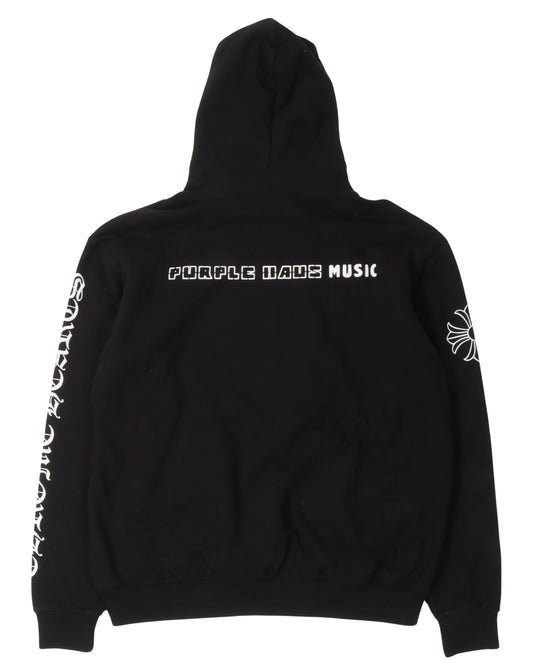 Purple Haus Music Skull Logo Hoodie