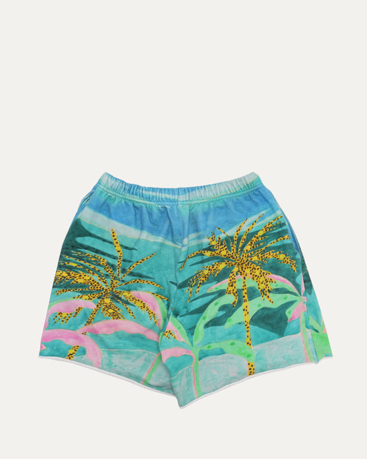 Palm Tree Sweat Shorts