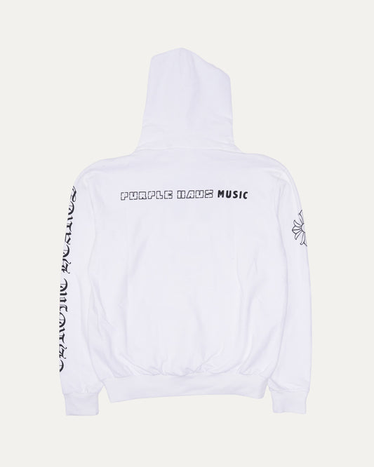 Purple Haus Music Skull Logo Hoodie