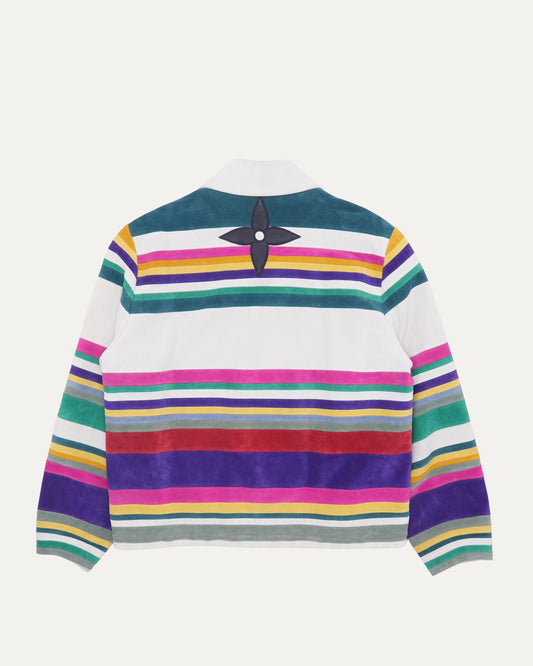 Nubuck Intarsia Admiral Jacket