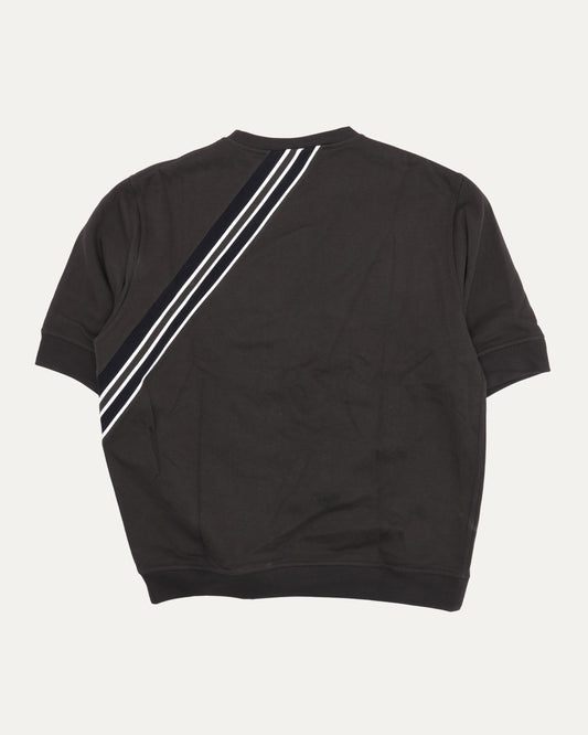 Side Stripe Short Sleeve Sweatshirt