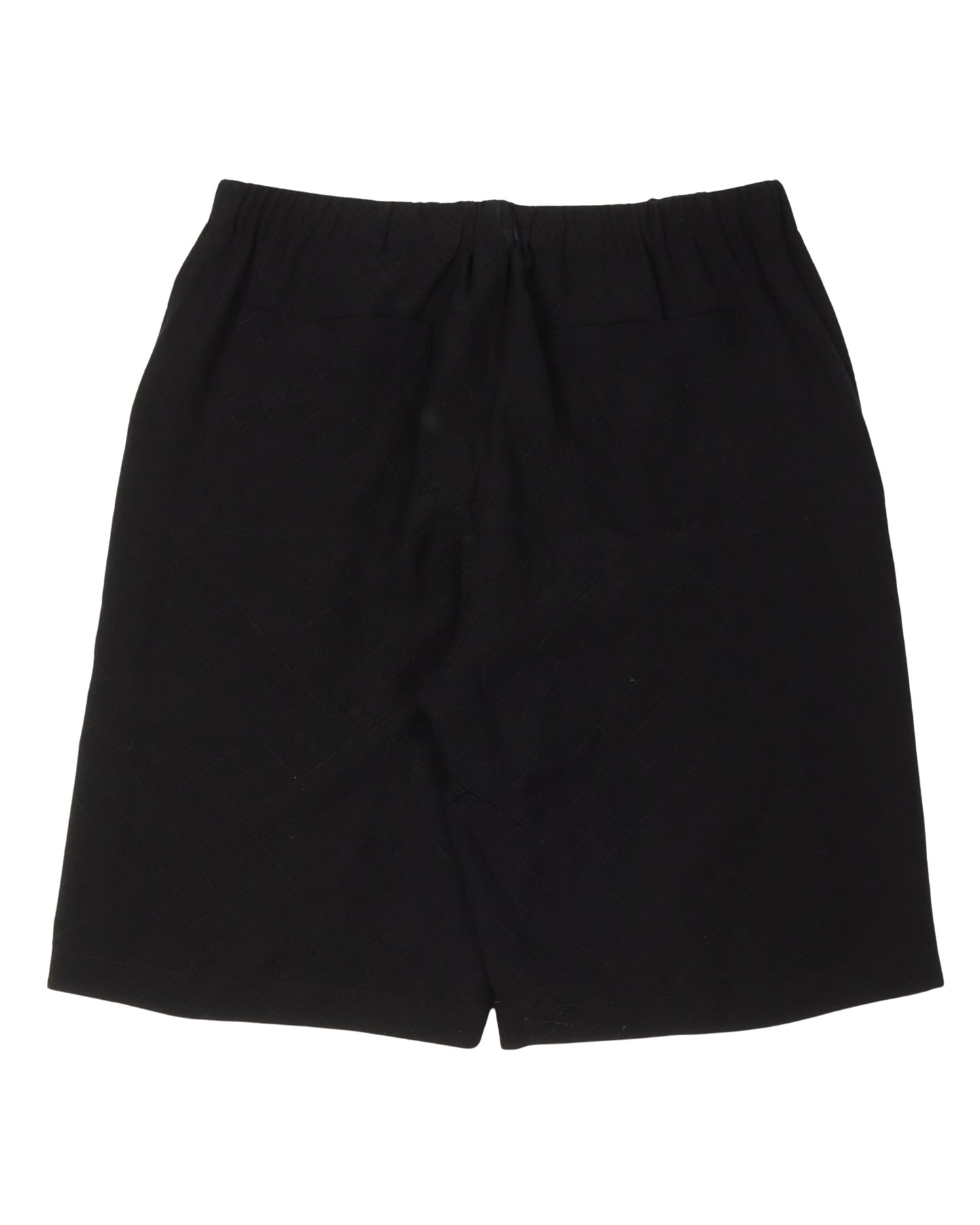 Silk Monogram Shorts