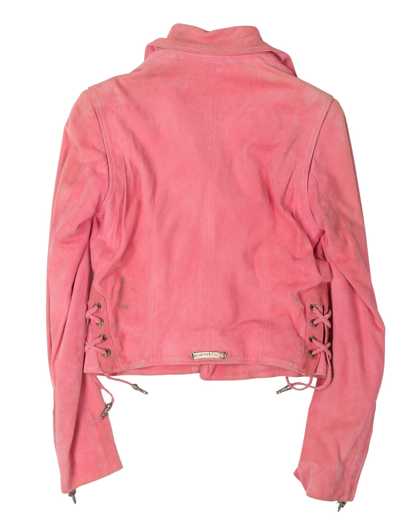 Hermes Lined Suede Jacket