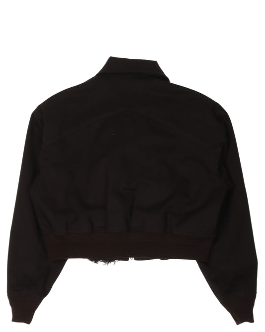 Runway Cropped Jacket w/ Removable Wool Lining
