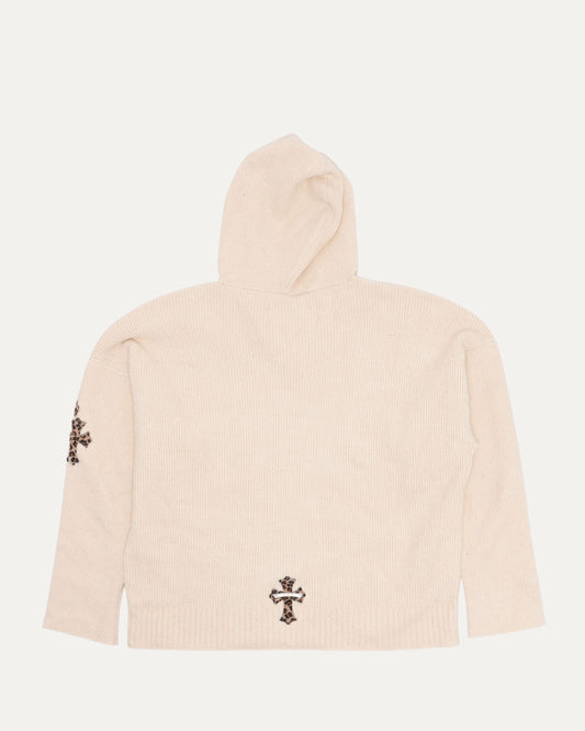Cross Patch Hooded Sweater