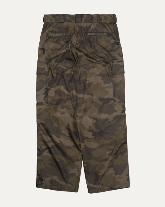 Bespoke 1 of 1 Camouflage Re-Nylon Cargo Pants