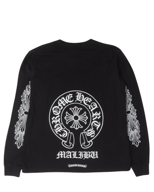 Malibu Horseshoe Logo Long Sleeve T-Shirt
