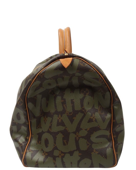 Stephen Sprouse Graffiti Keepall 50 Khaki
