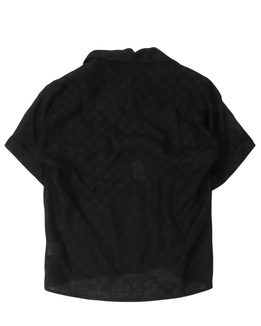 Embroidered Checkered Shirt