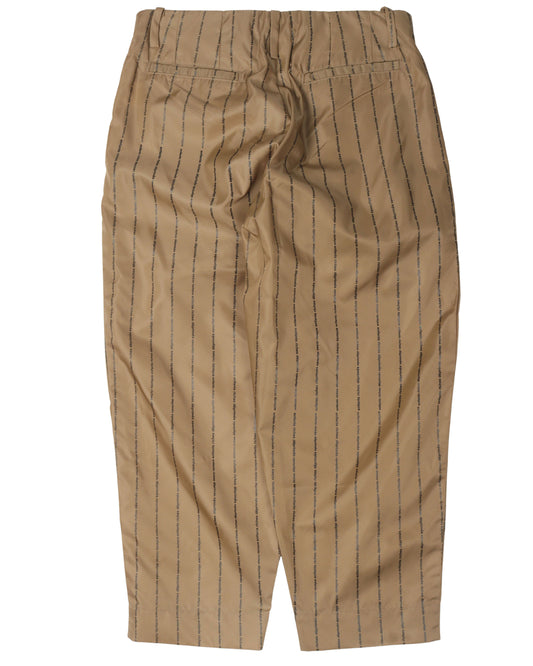 Nylon Pinstripe Logo Pants