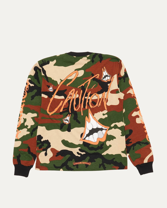 Matty Boy Caution Long Sleeve Pocket T-Shirt