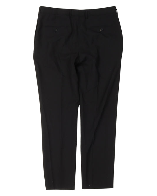 Wool Pleated Trousers