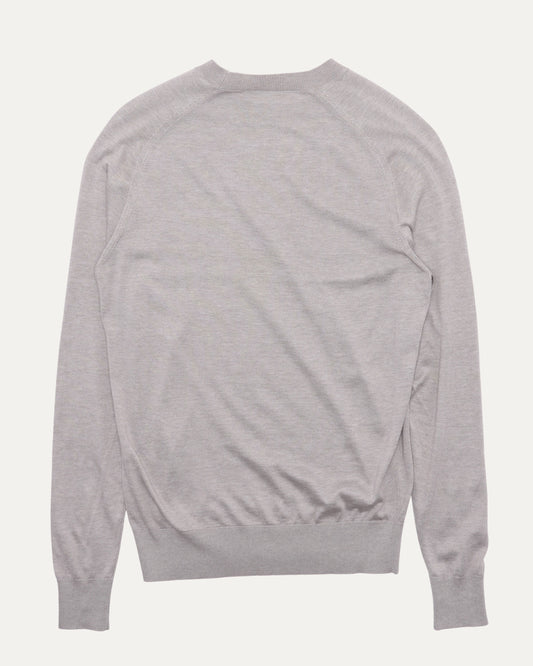 Silk Blend Long Sleeve T-Shirt