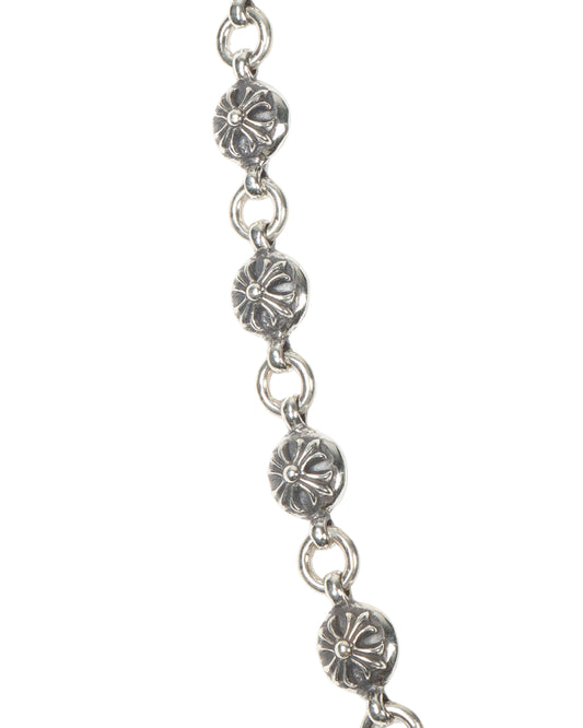 Silver Plus Ball Wallet Chain