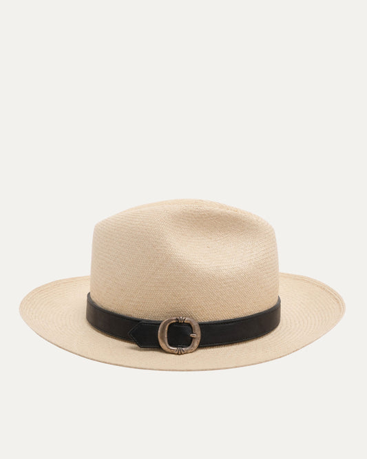Belted Straw Hat