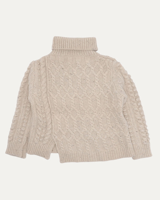 Cable Knit Turtleneck Sweater