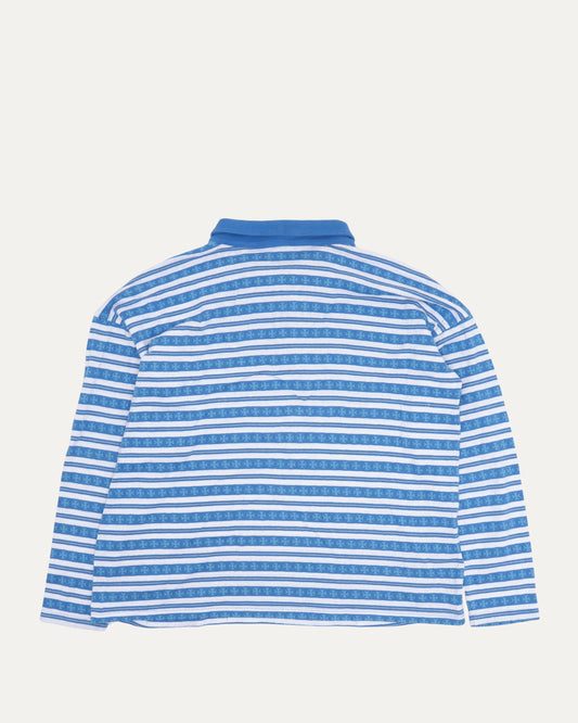 Teens From Mars Striped Long Sleeve Polo