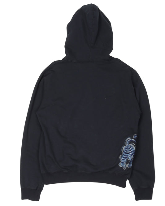 Tiger Embroidered Hoodie