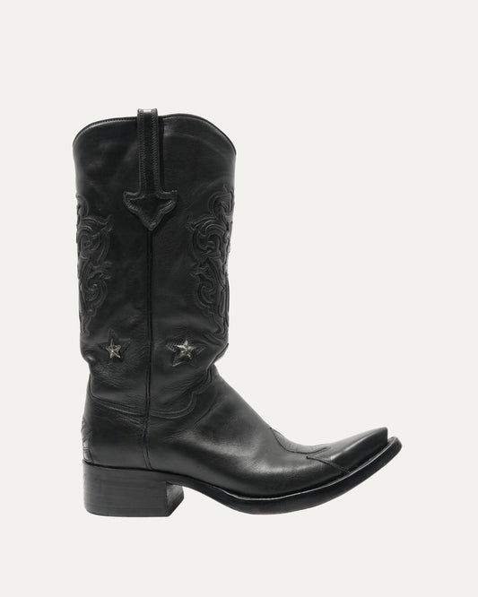 Star Embellished Western Cowboy Boots