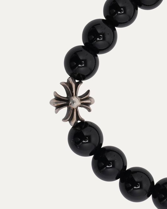 6mm Tourmaline Plus Cross Bead Bracelet