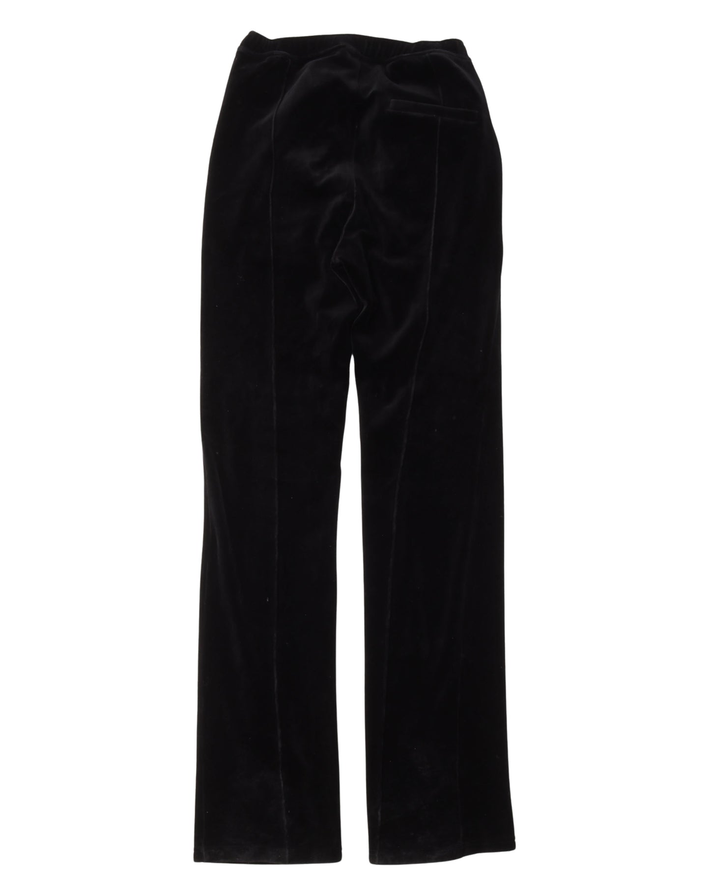 Pleated Velour Pants