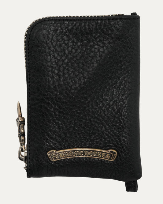 Cross Patch Zip Wallet