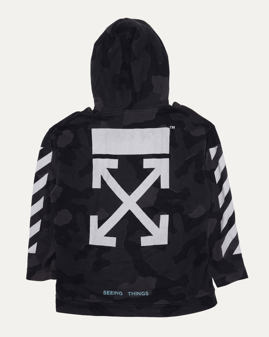 SSENSE Exclusive Camouflage Diagonal Arrows Hoodie