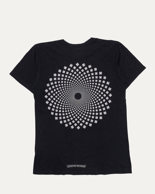 Plus Cross Spiral Pocket T-Shirt