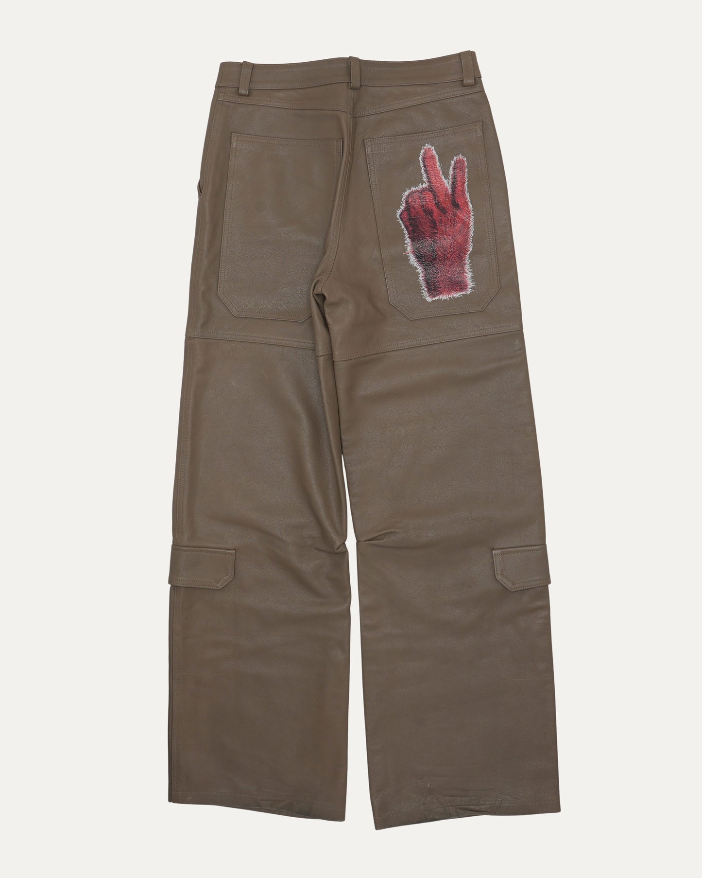 Leather Baggy Pants