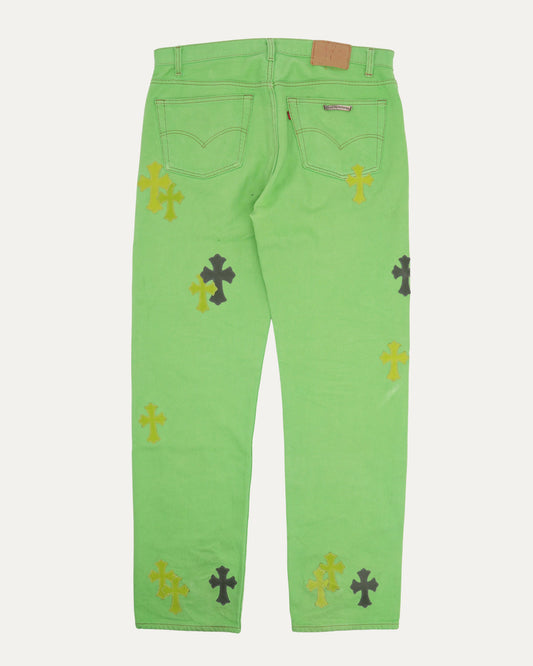 Sex Records Levi's 501 Cross Patch Jeans