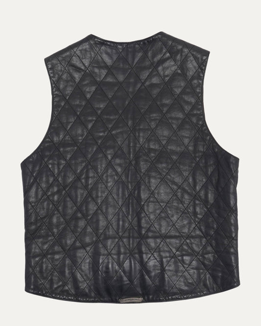 Quilted Leather Vest