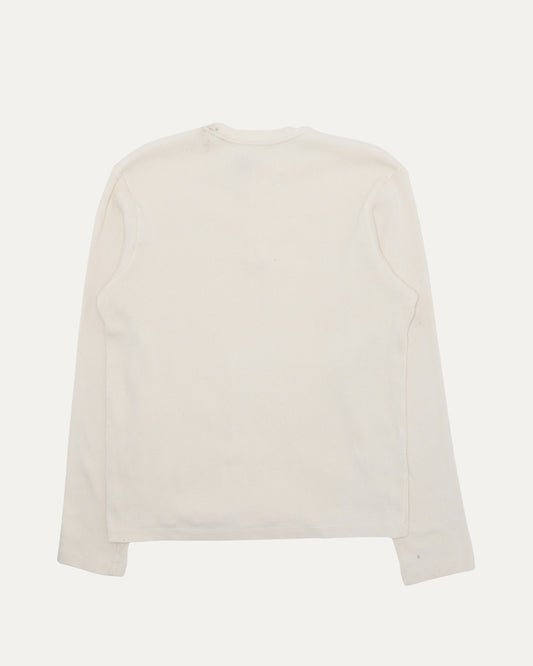 Embroidered Henley Thermal