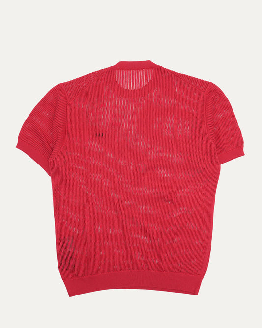 Silk-Blend Mesh T-Shirt
