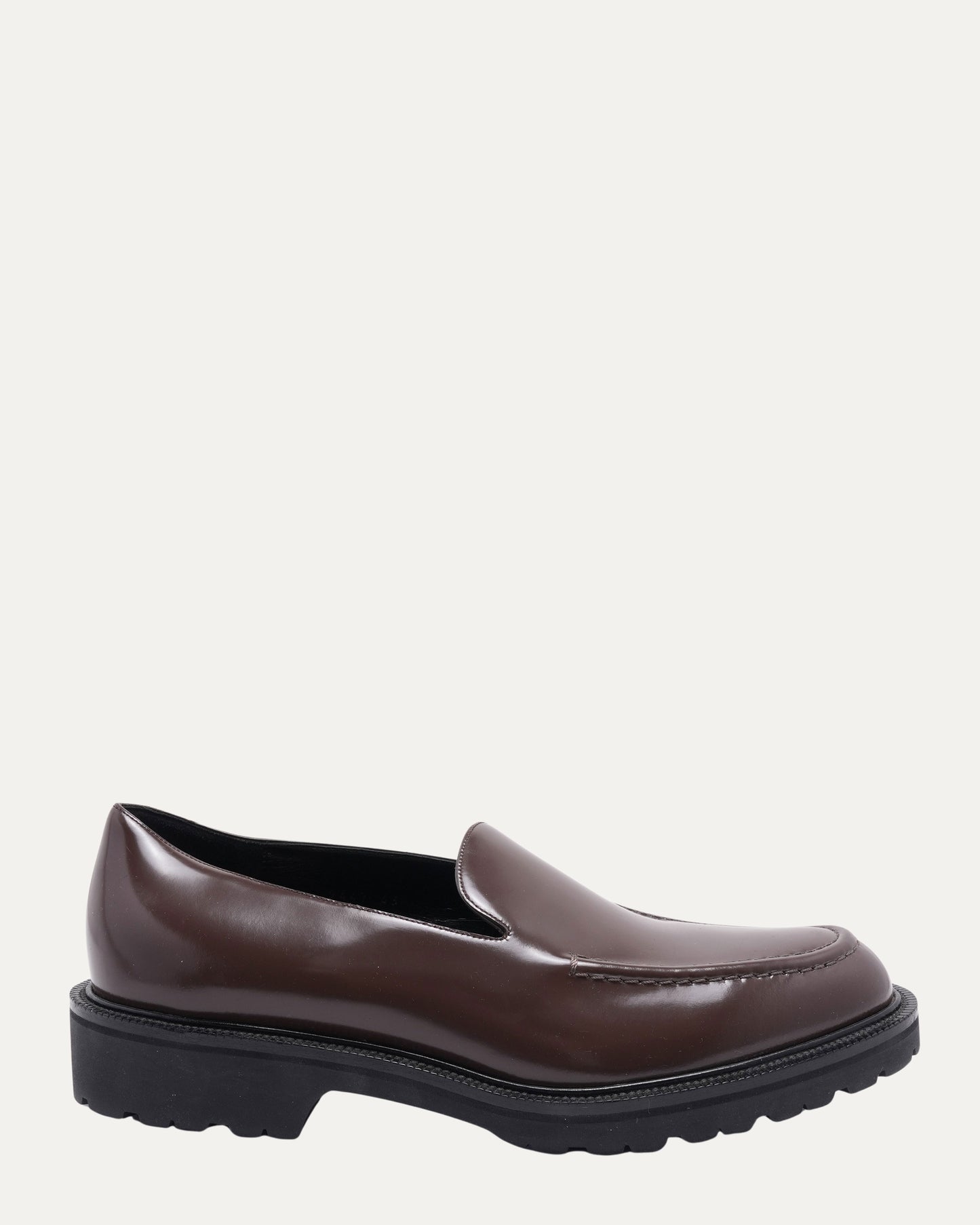 Patent Leather Lug Sole Loafer