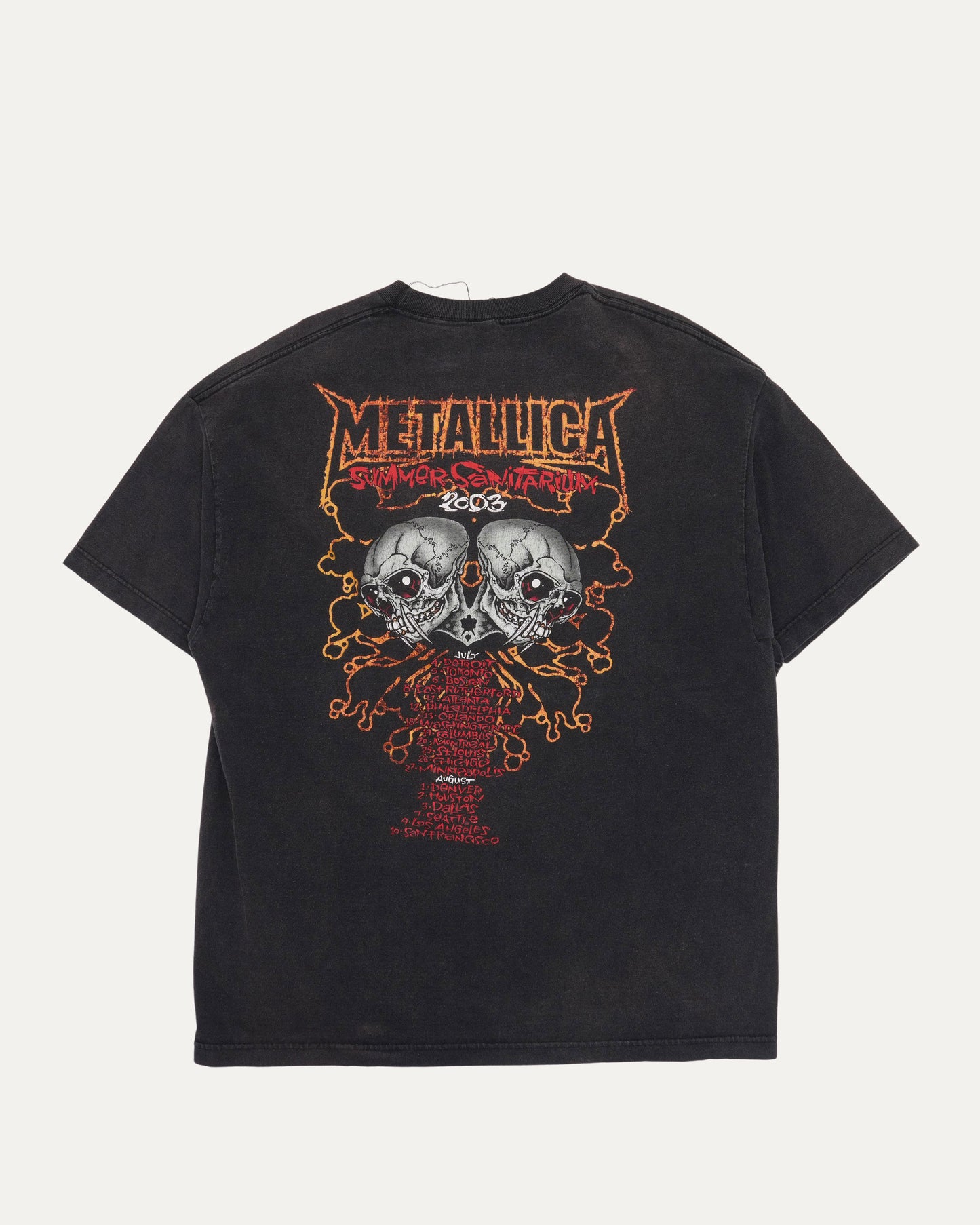 Metallica Pushead Summer Sanitarium 2003 T-Shirt