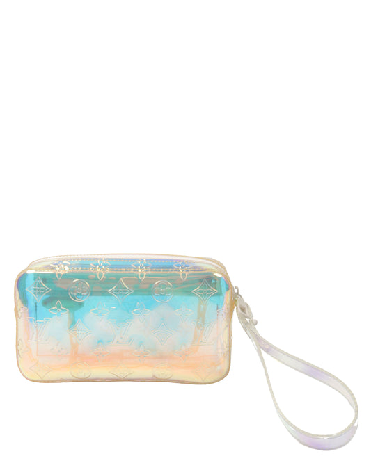 PVC Monogram Pochette Volga Iridescent Prism