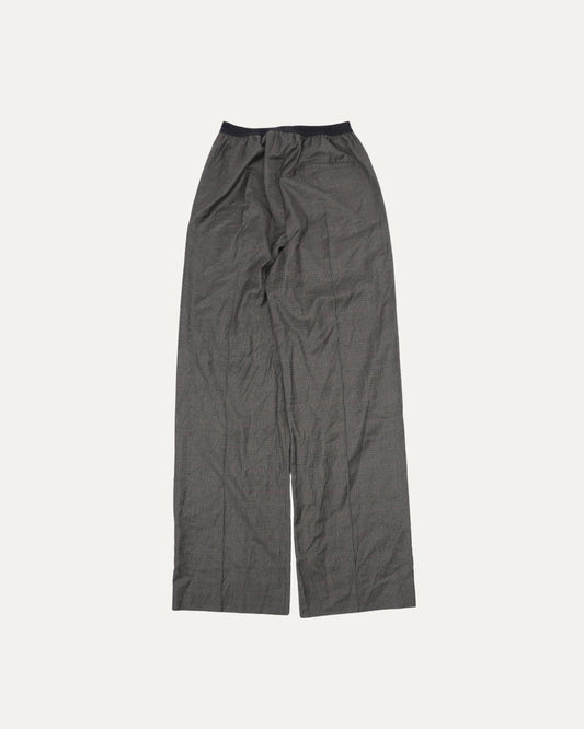 Prince of Wales Check Elastic Waist Pants