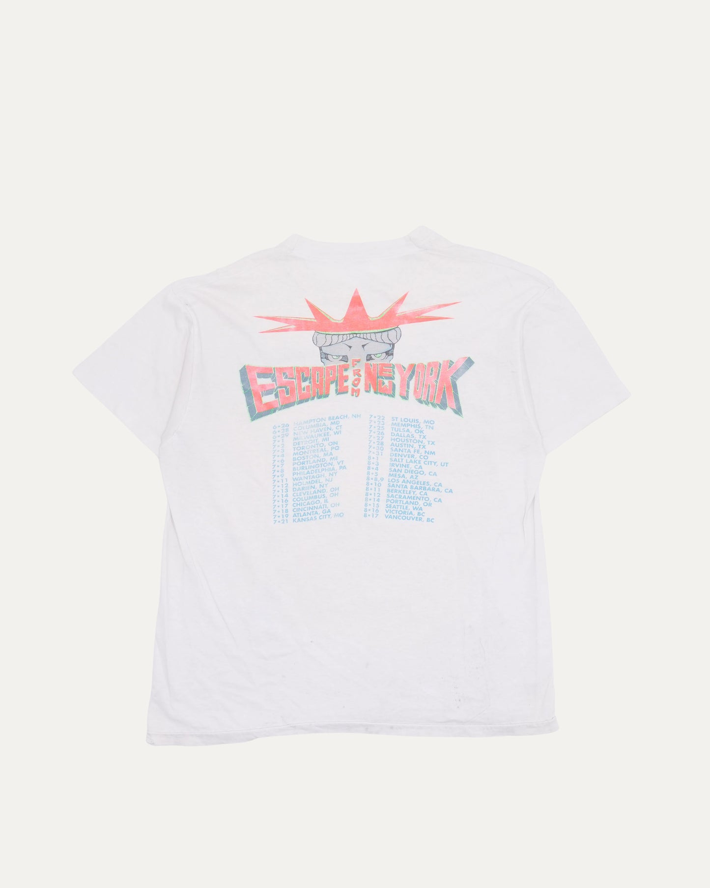 Ramones Escape from New York Tour T-Shirt