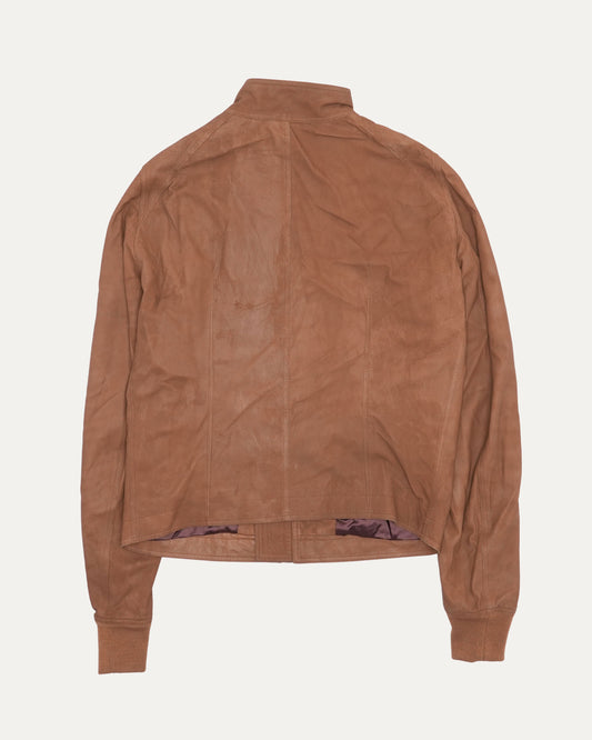 SS21 Phlegathon Lamb Leather Mollino Jacket