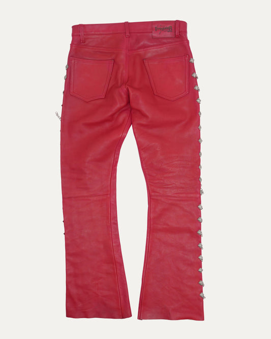 Studded Leather Pants