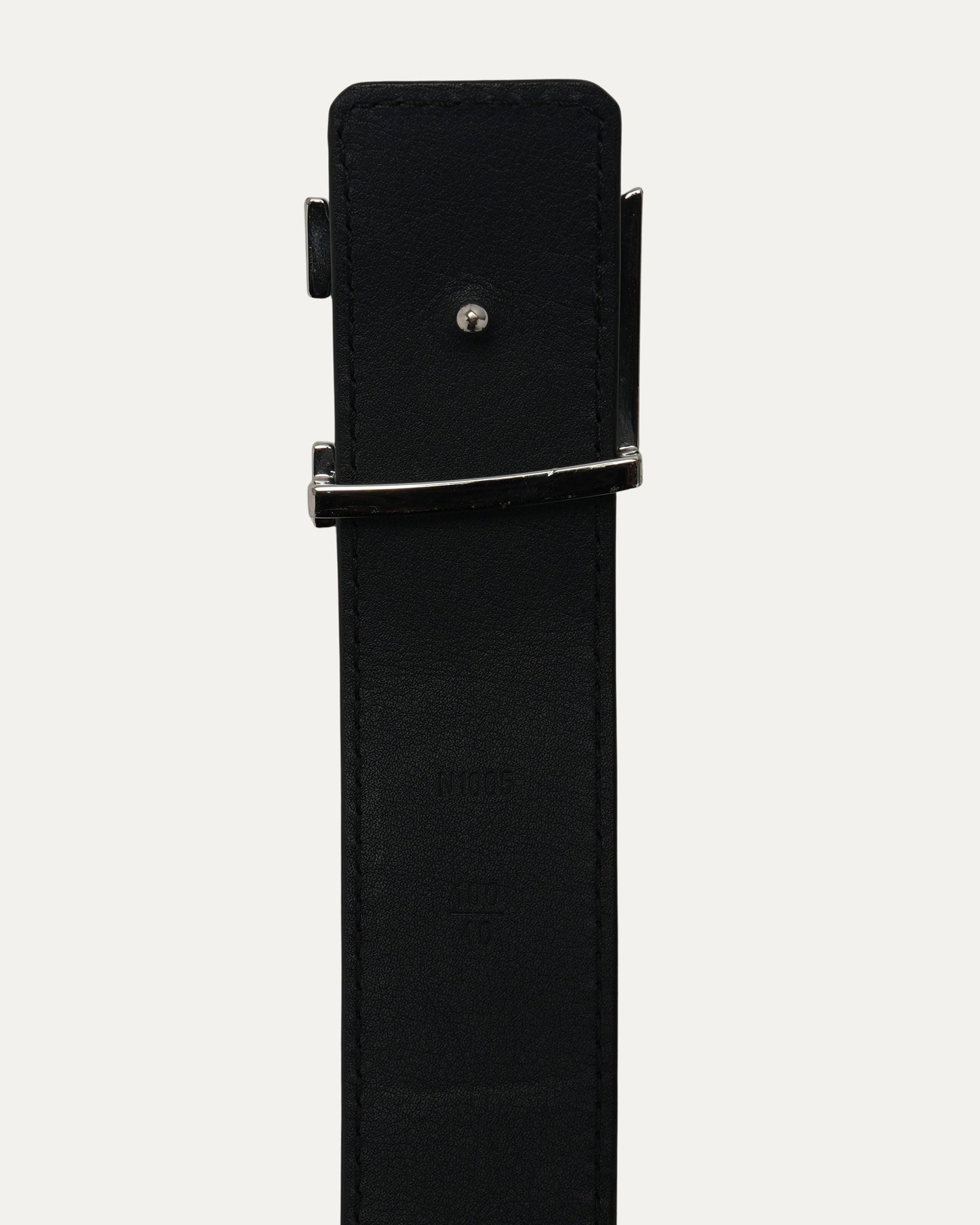 LV Buckle Alligator Belt