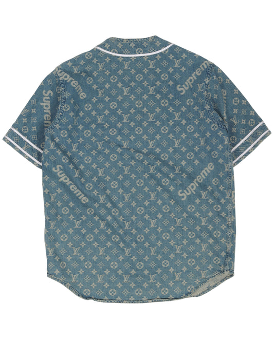 Supreme Denim Baseball Jersey