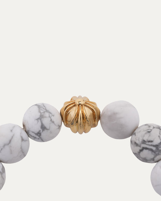 10mm 22k Gold Plus Ball Bead Bracelet