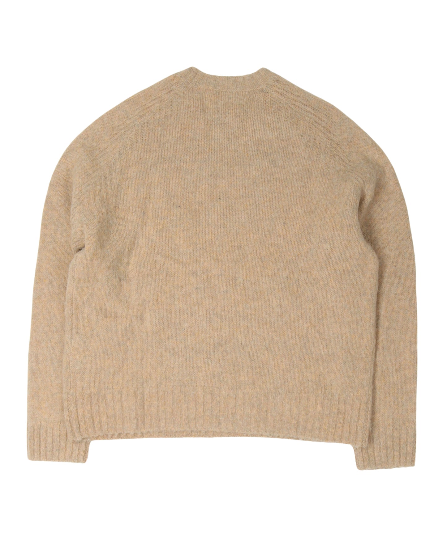 Wool Sweater with Tonal Monogram