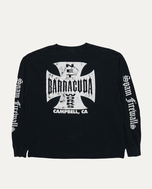 Barracuda Networks West Coast Choppers Parody Long Sleeve T-Shirt