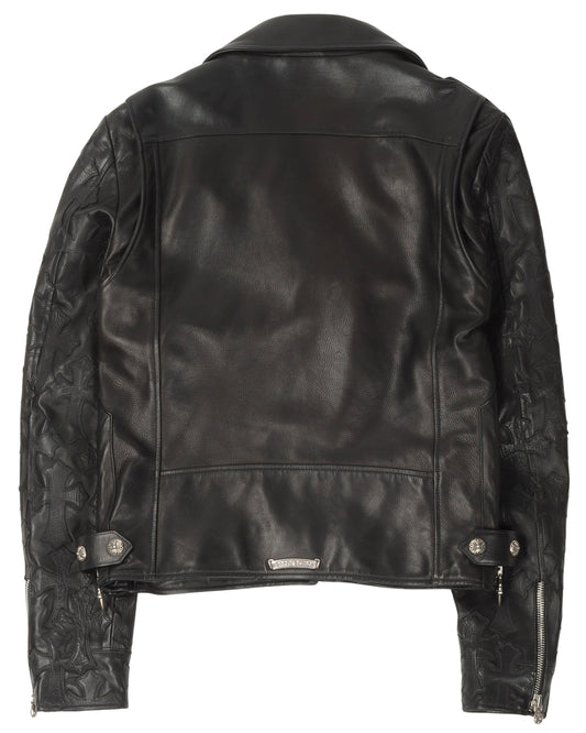 Cross Patch Leather SLUFF Jacket