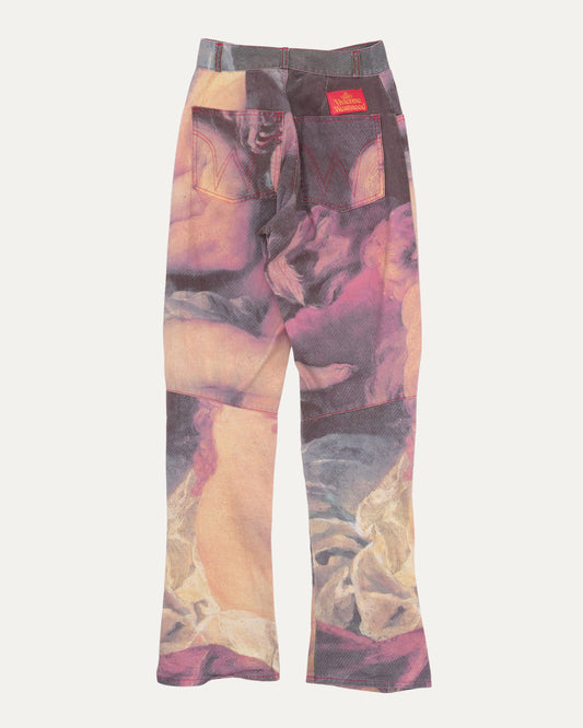 SS 1993 "Hercules and Omphale" Print Denim